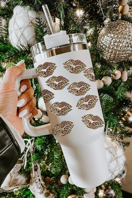 Leopard Kiss Print Cup 40oz