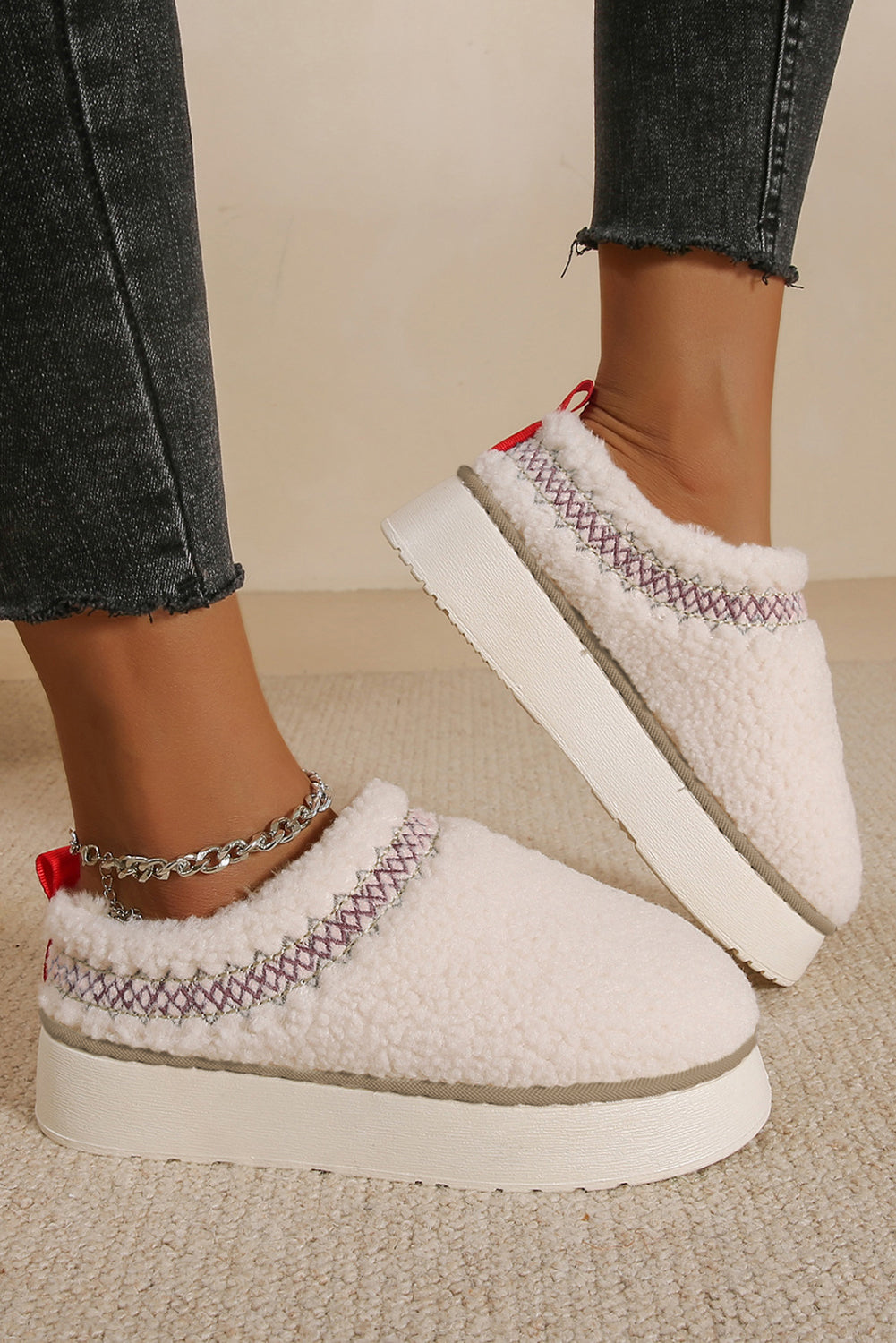 Chessy Sherpa Slip-ons