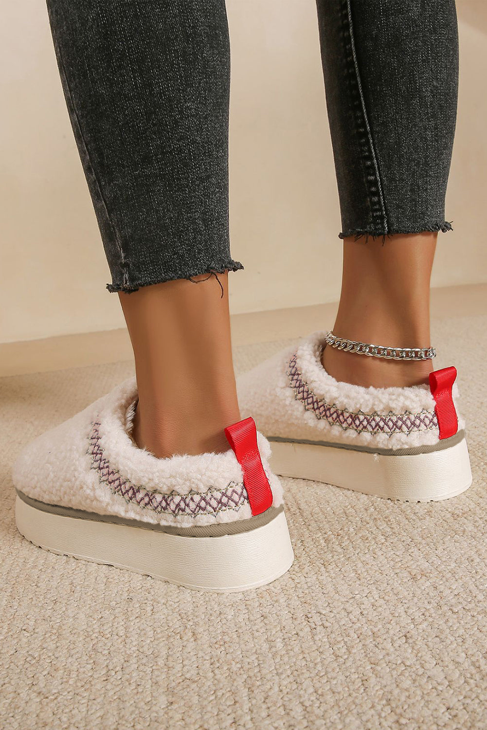 Chessy Sherpa Slip-ons
