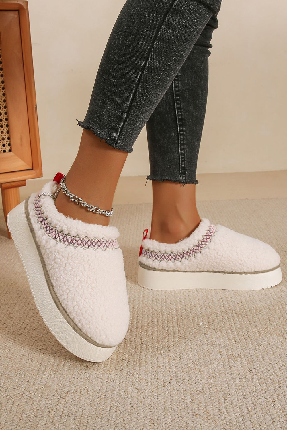 Chessy Sherpa Slip-ons
