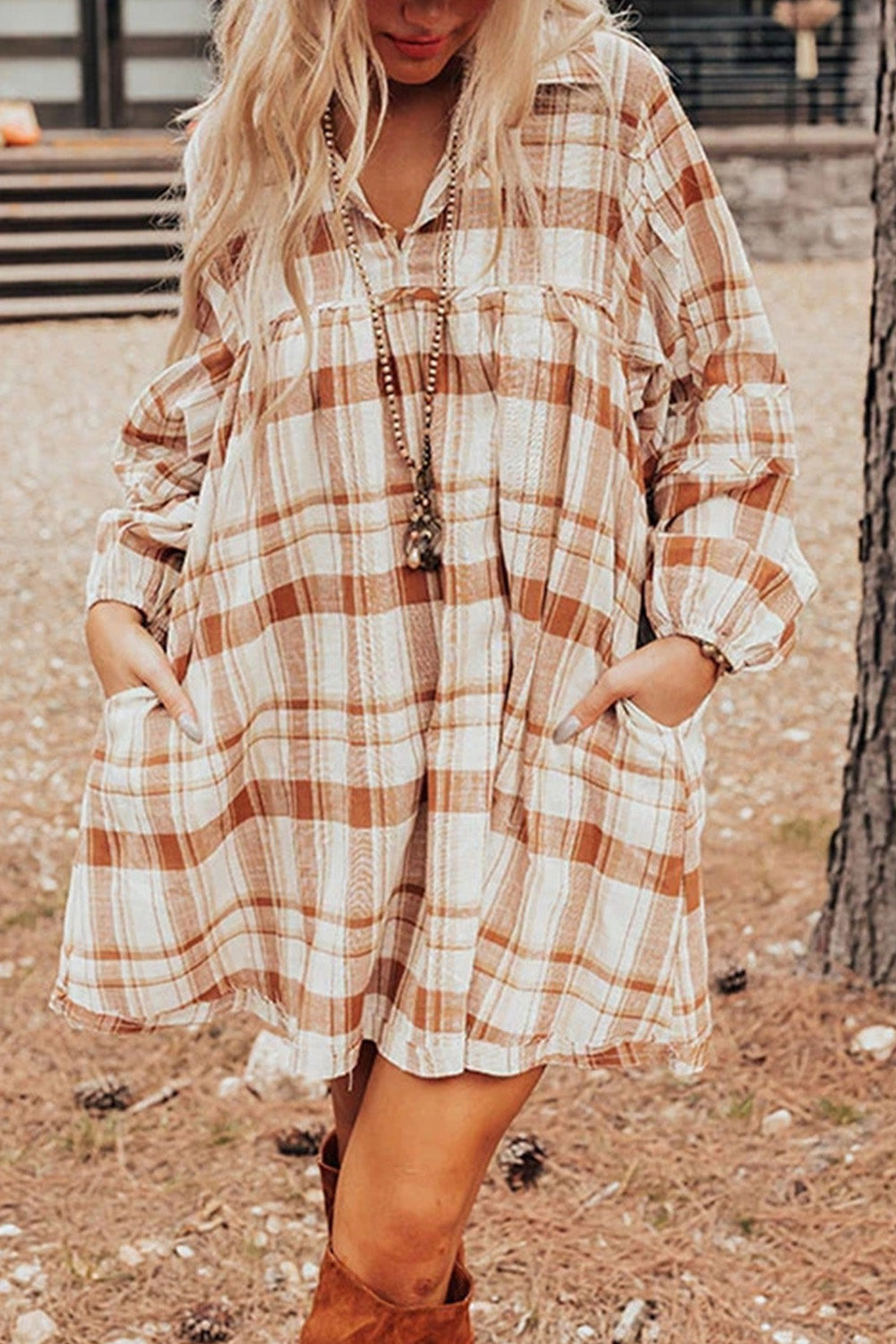 Georgia Plaid Dress