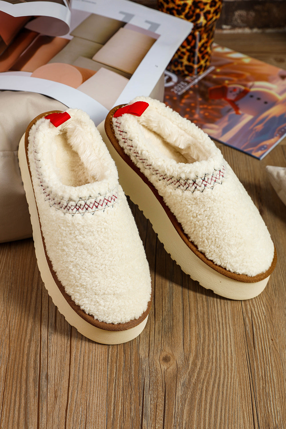 Chessy Sherpa Slip-ons