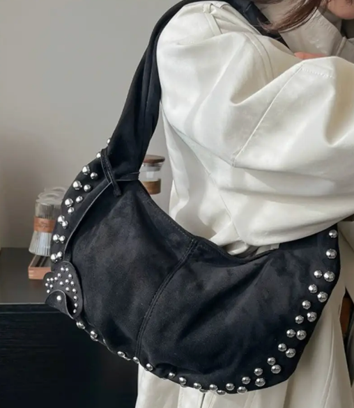 Wren Studded Shoulder Bag